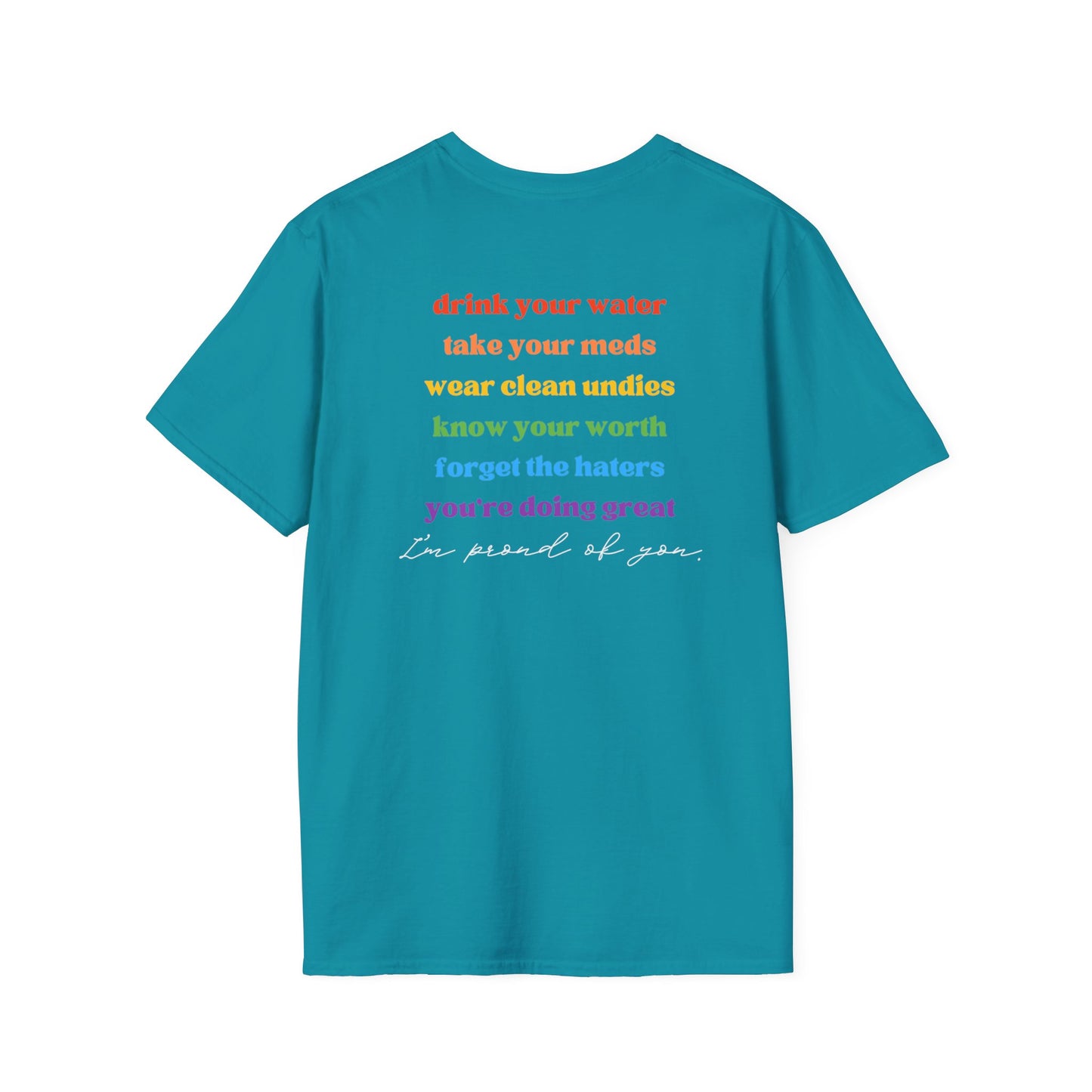 Hi Gay, I'm Mom -  T-Shirt - Adult (Front & Back)