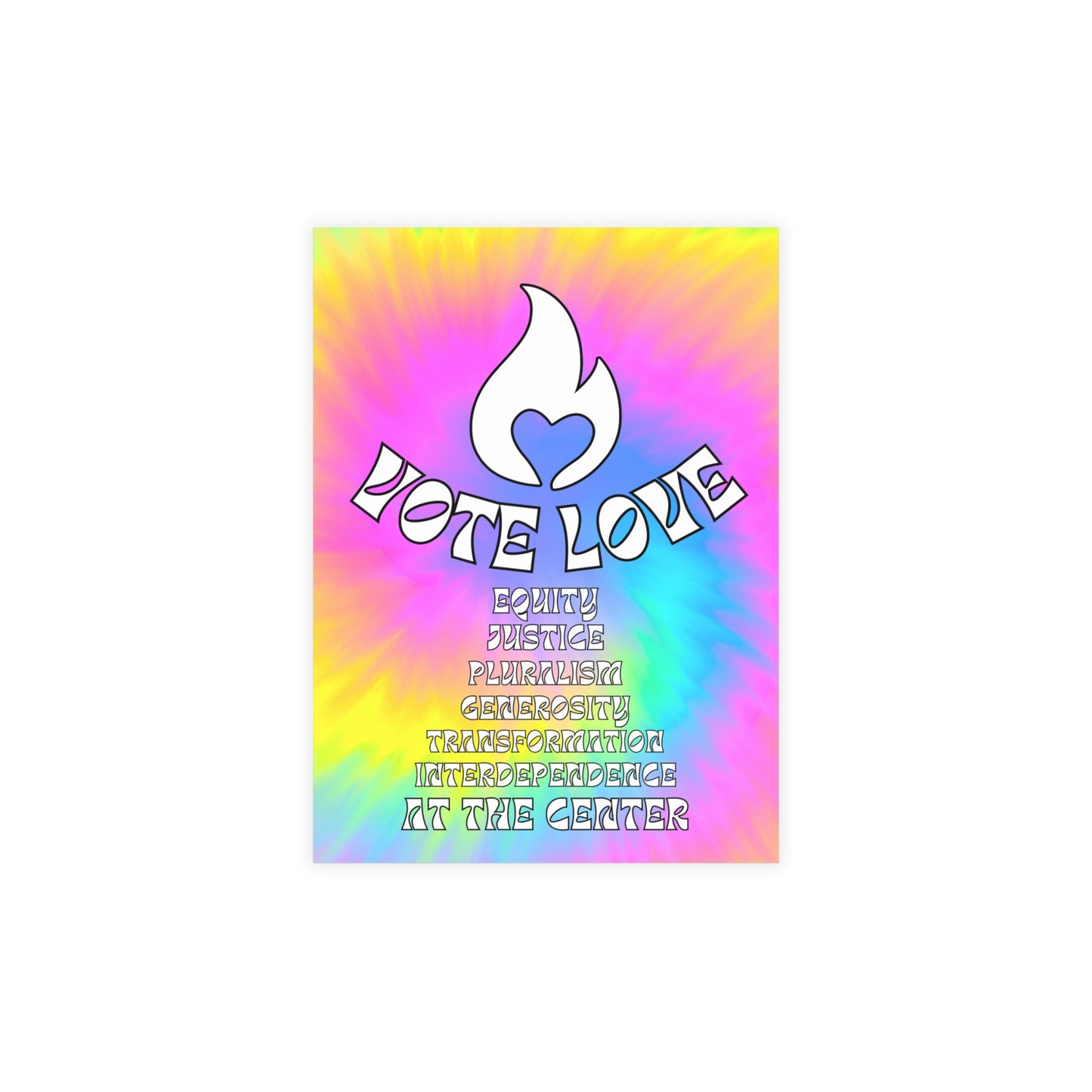 Vote Love Postcard Bundle (Envelopes Included)