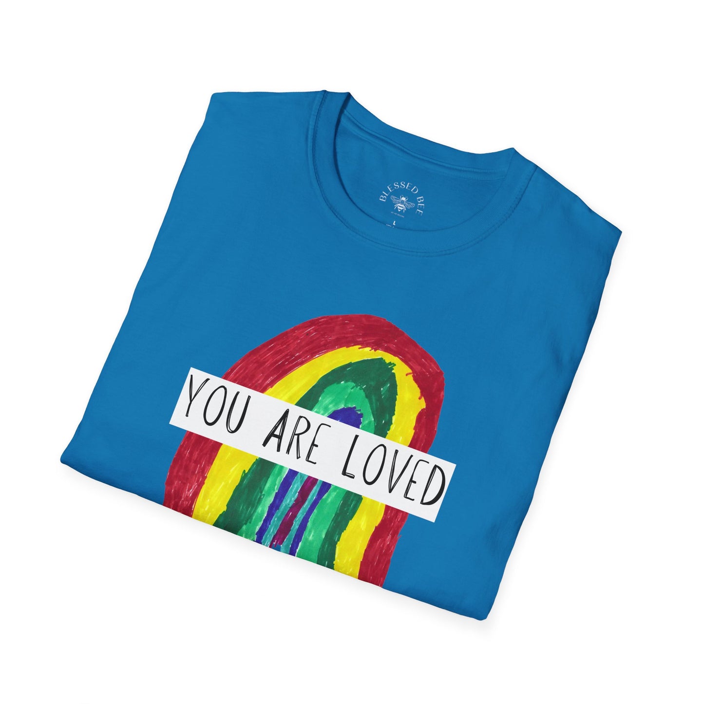 Designed by Henry - You Are Loved Rainbow T-Shirt - Adult