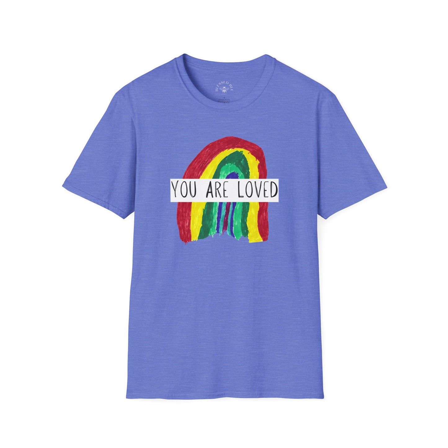 Designed by Henry - You Are Loved Rainbow T-Shirt - Adult