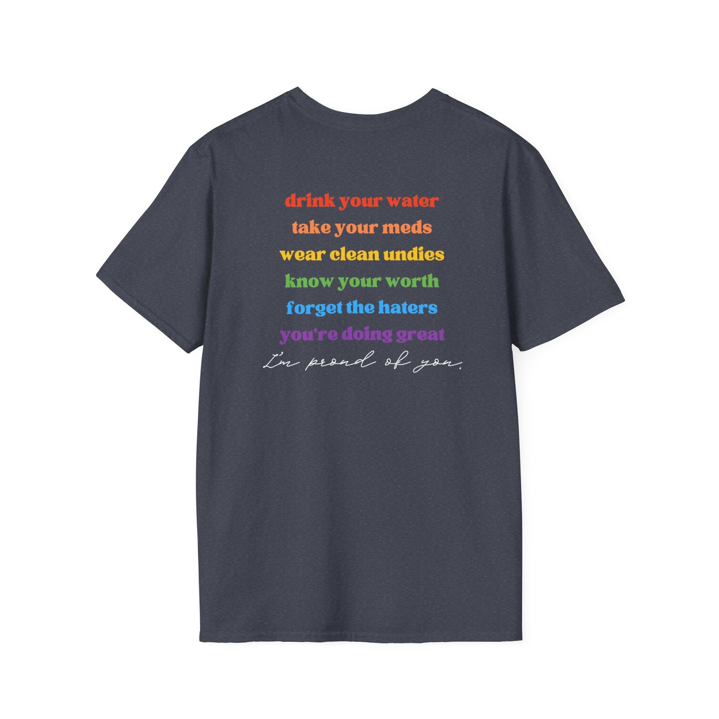 Hi Gay, I'm Mom -  T-Shirt - Adult (Front & Back)