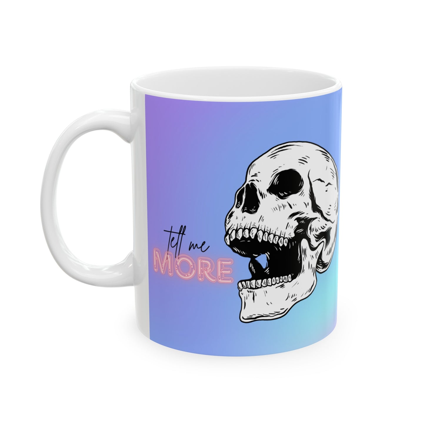 Reversible Mug for Virtual Meetings - Tell Me More / Bless Your Heart (Sweary)