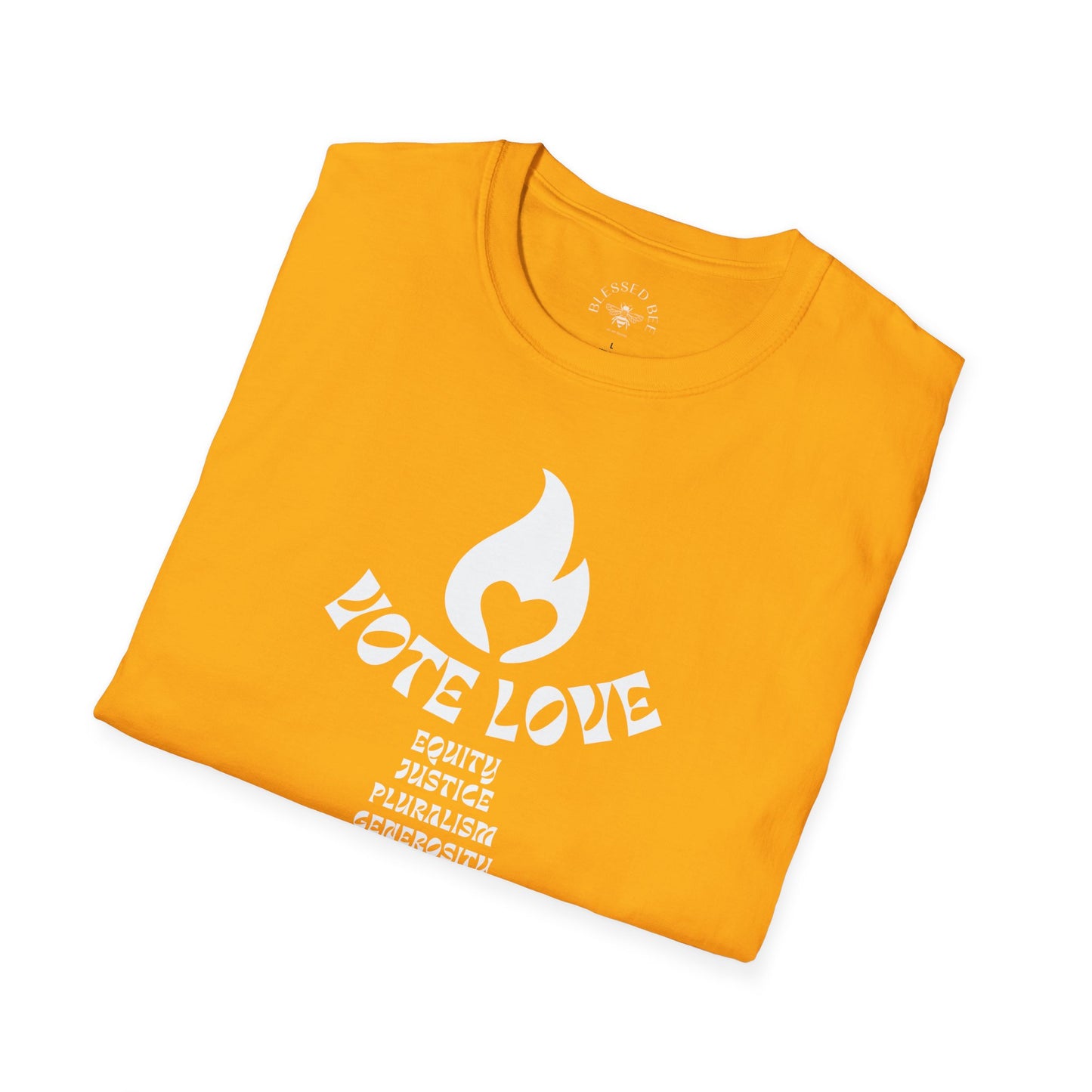 Vote Love T-Shirt - Adult