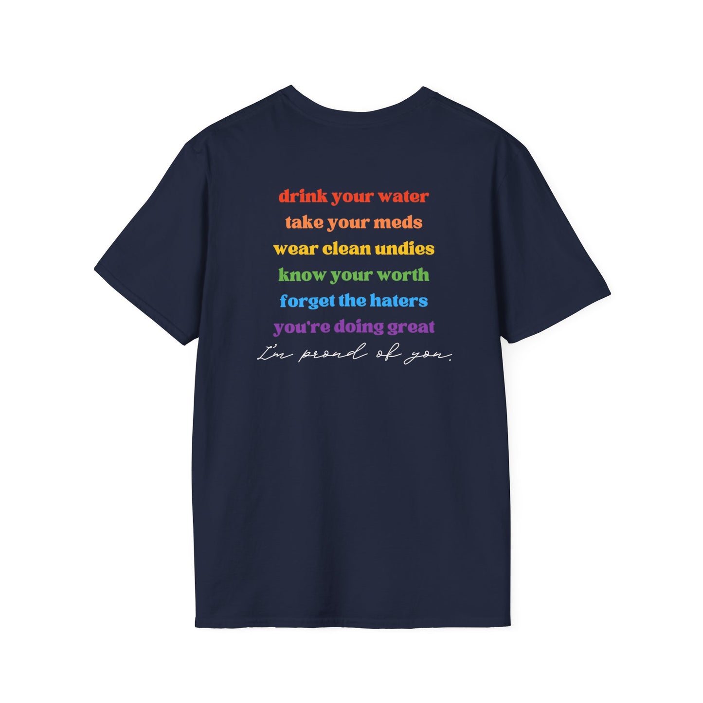 Hi Gay, I'm Mom -  T-Shirt - Adult (Front & Back)