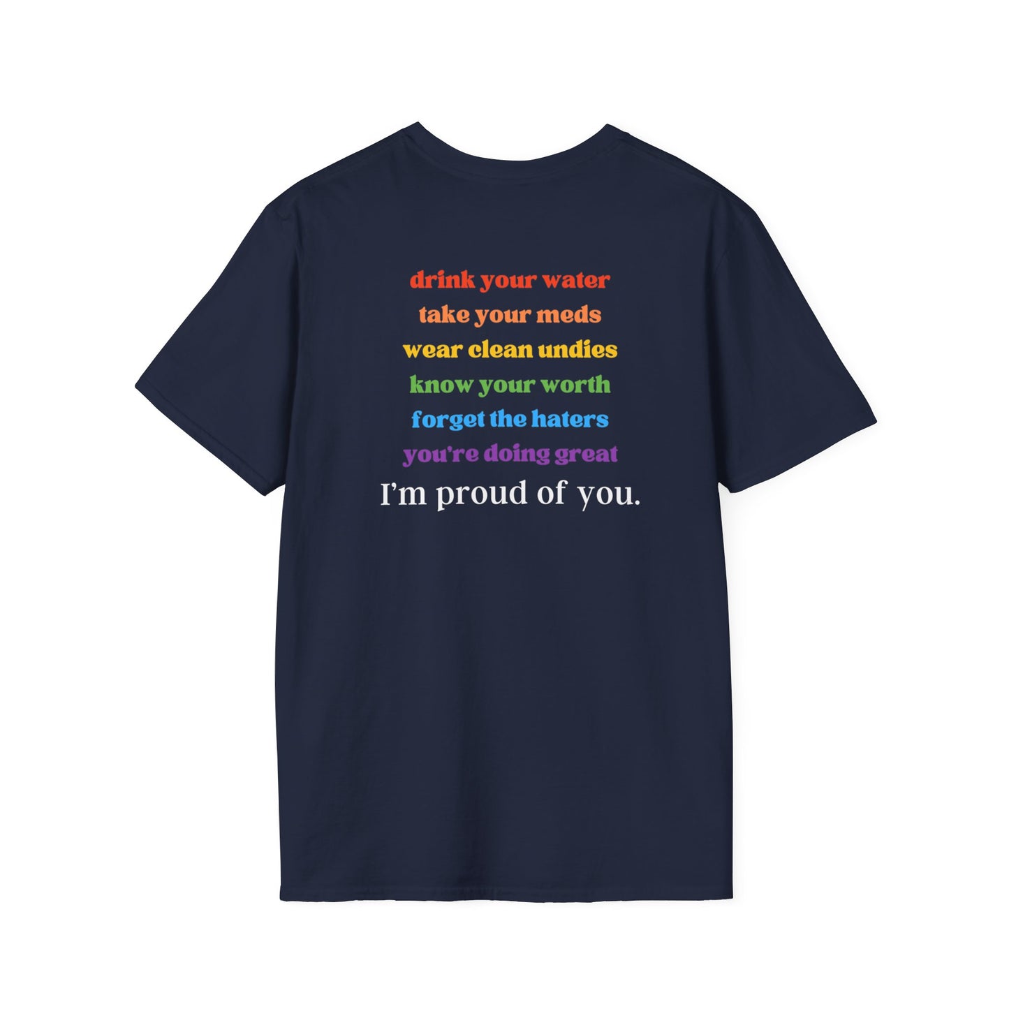 Hi Gay, I'm Dad - Dad Joke T-Shirt - Adult (Front & Back)