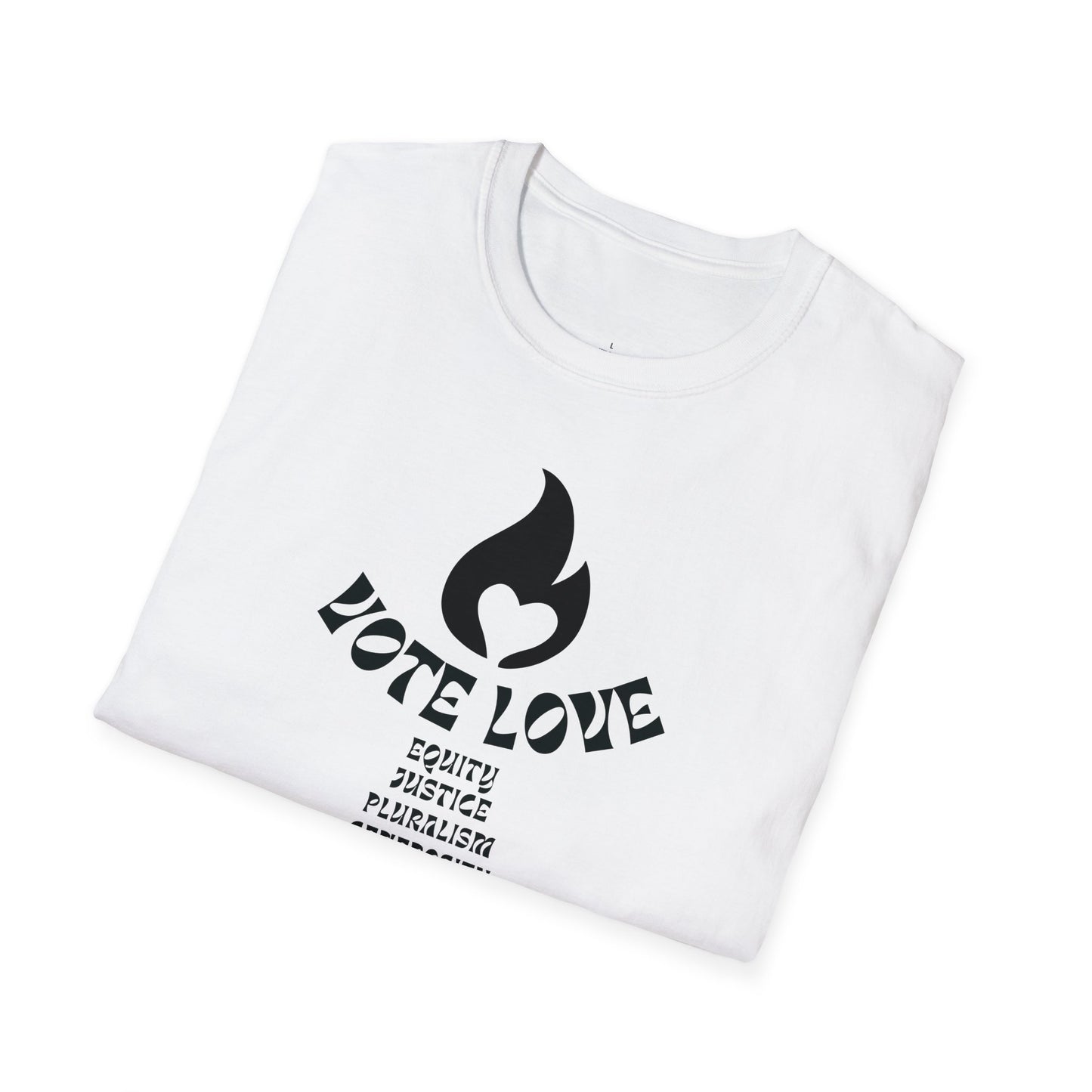 Vote Love T-Shirt - Adult