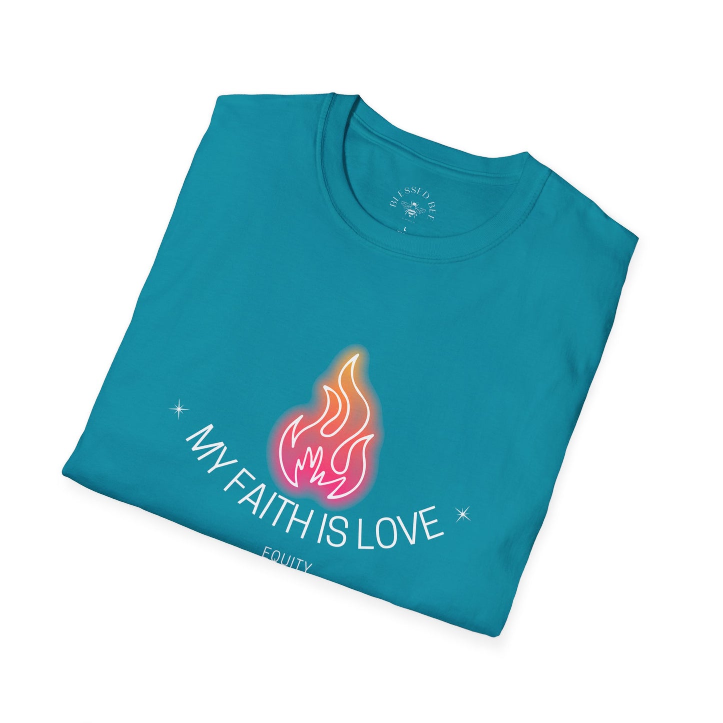 My Faith Is Love UU Chalice T-Shirt - Adult (Front Only)