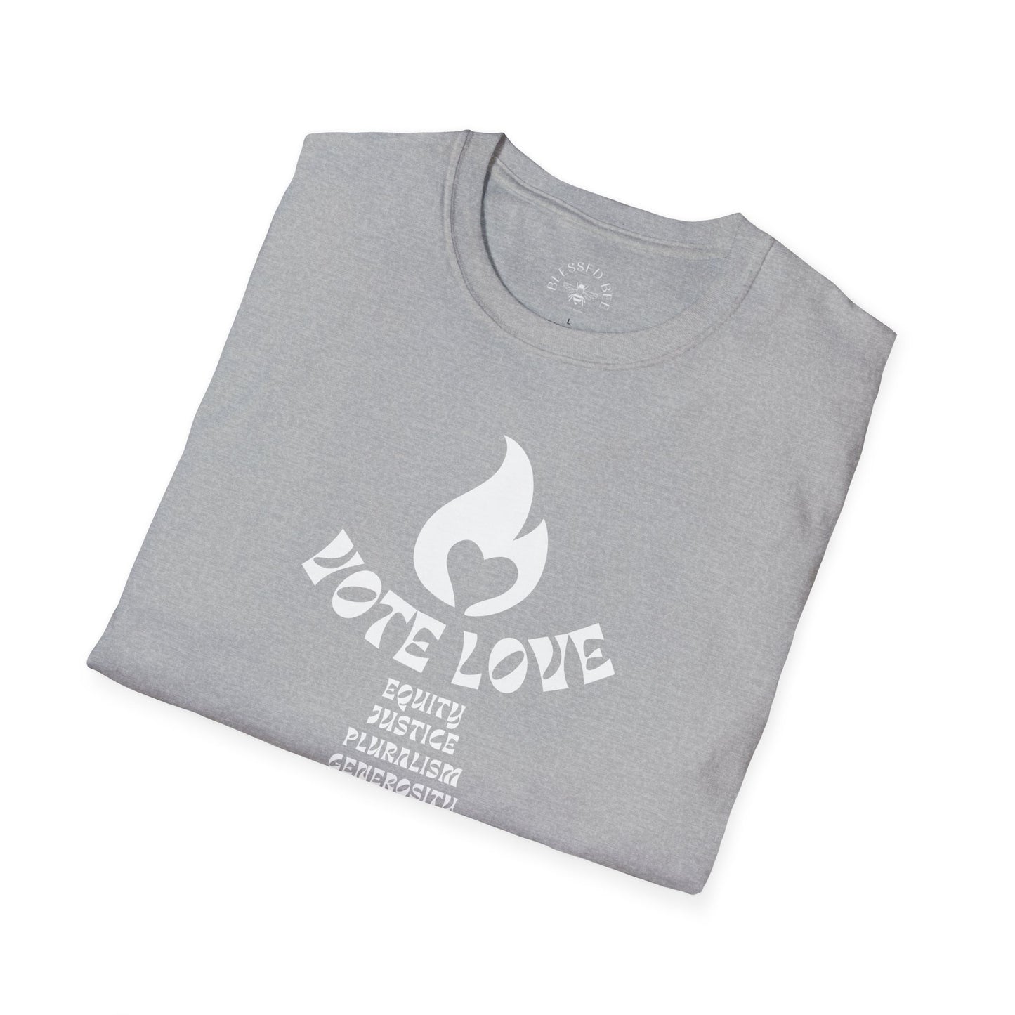 Vote Love T-Shirt - Adult