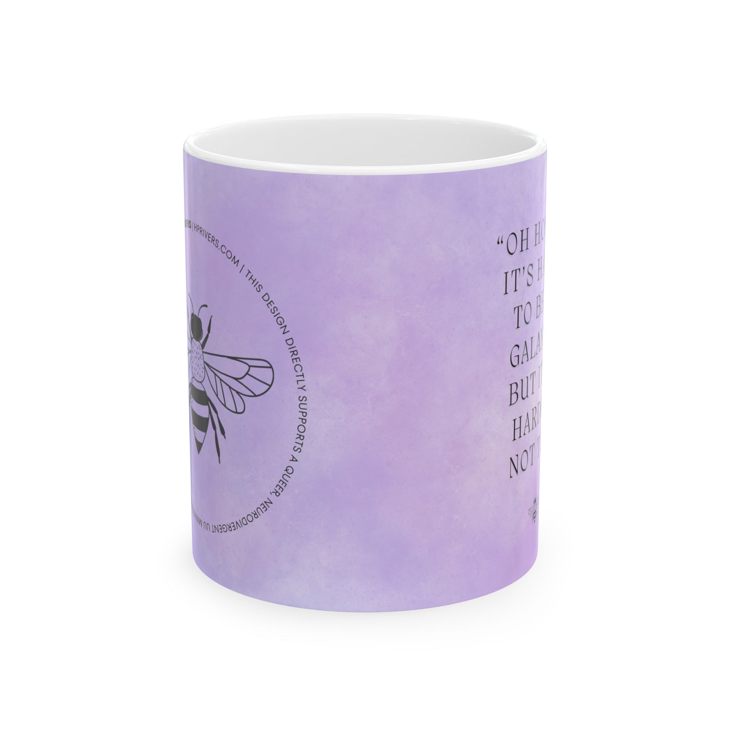 "Oh Honey" / "This Design Directly Supports..." Mug - Blessed Bee by HP Rivers