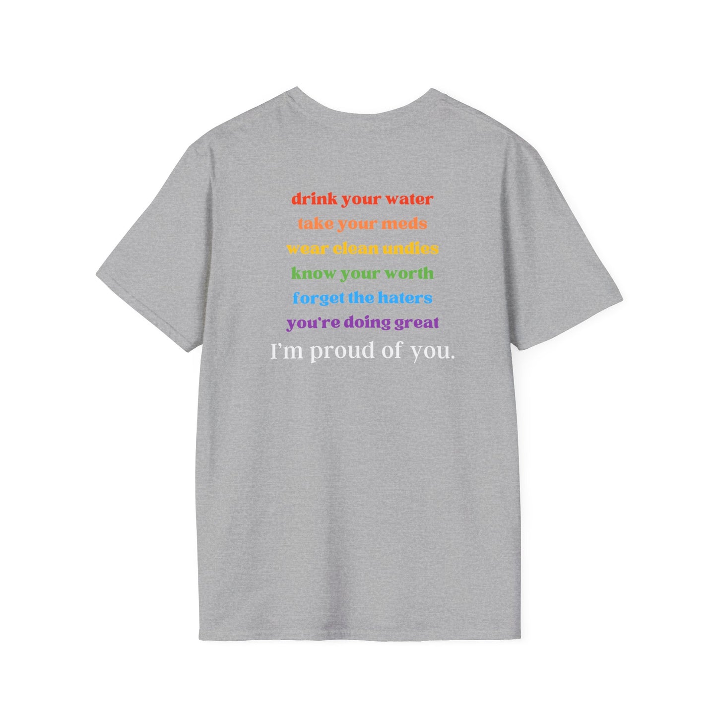 Hi Gay, I'm Dad - Dad Joke T-Shirt - Adult (Front & Back)