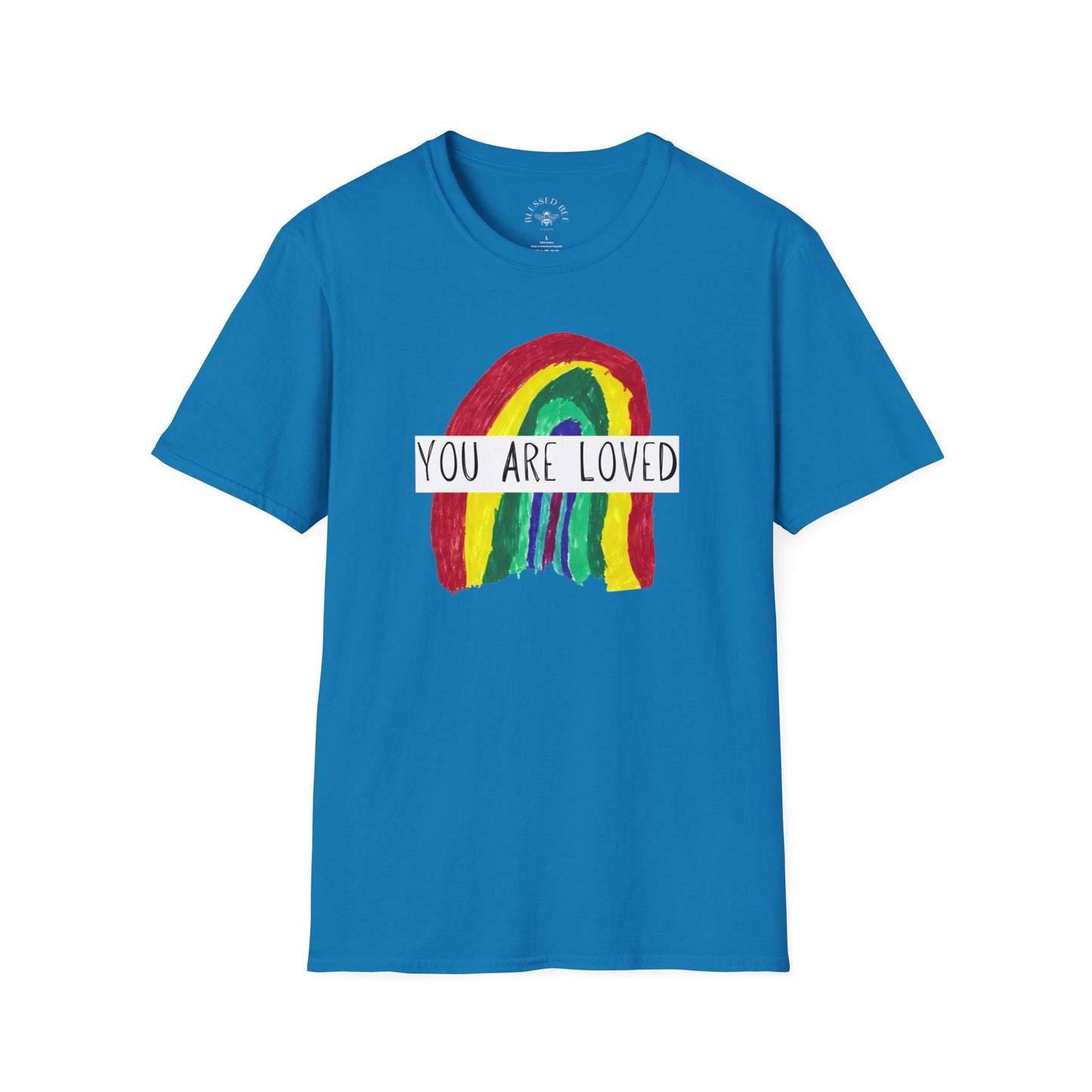 Designed by Henry - You Are Loved Rainbow T-Shirt - Adult