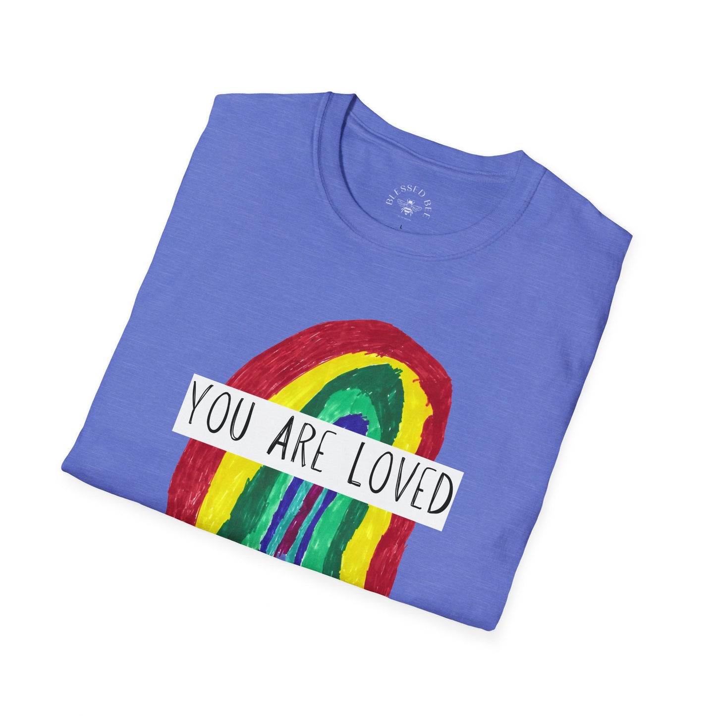 Designed by Henry - You Are Loved Rainbow T-Shirt - Adult