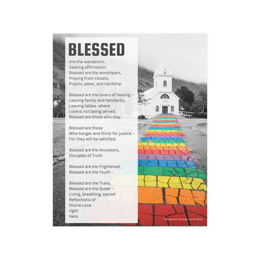 Blessed are the Queer by HP Rivers - Poster Print