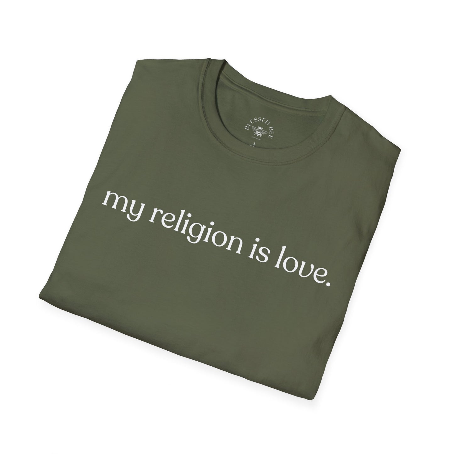 My Religion is Love T-Shirt - Adult