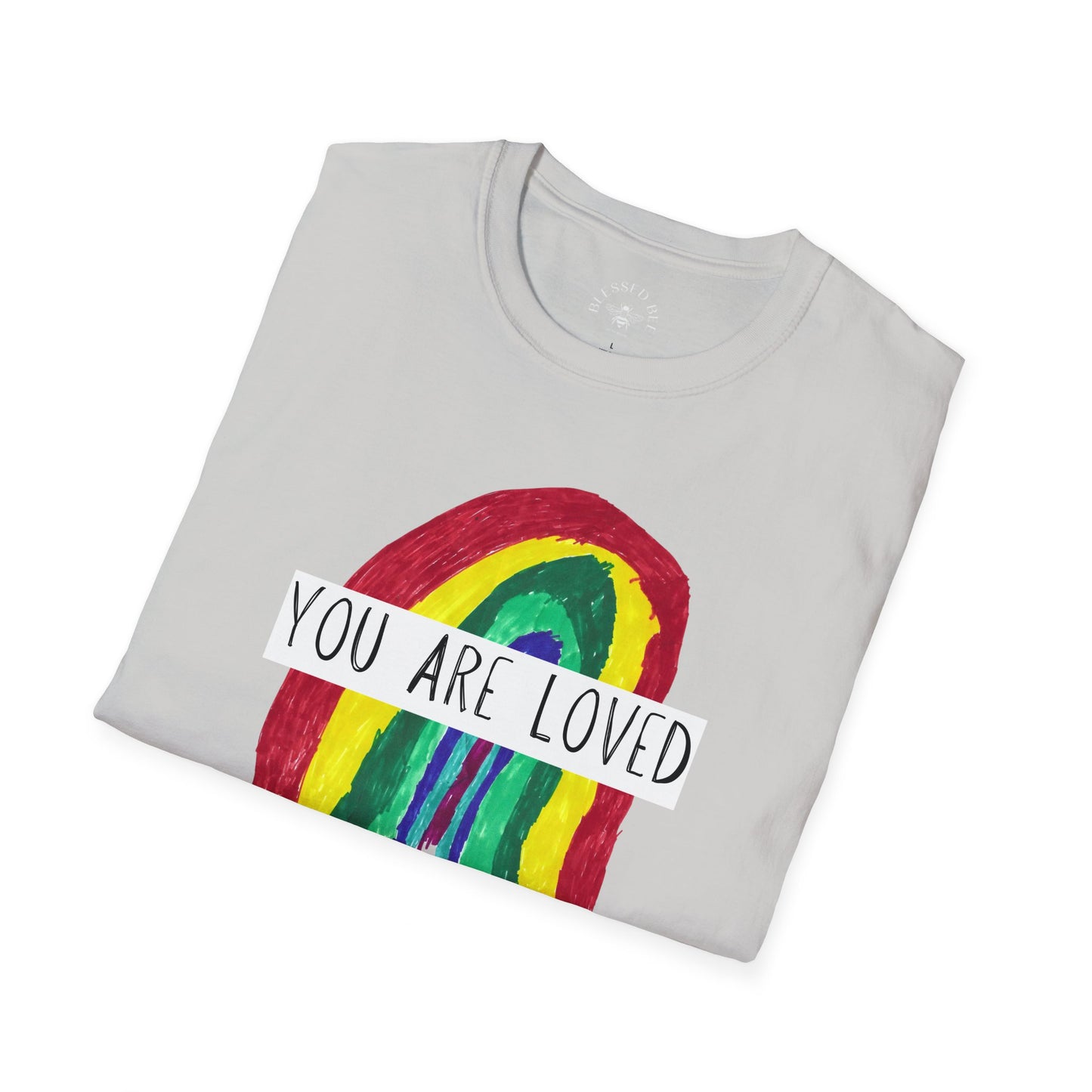 Designed by Henry - You Are Loved Rainbow T-Shirt - Adult