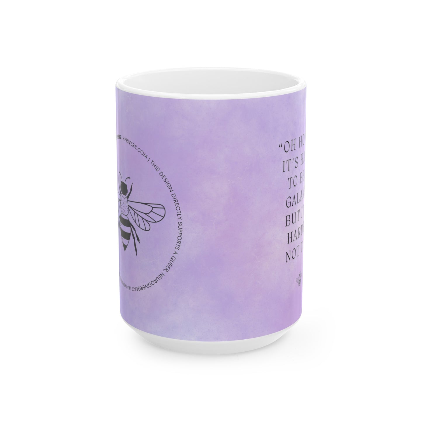 "Oh Honey" / "This Design Directly Supports..." Mug - Blessed Bee by HP Rivers