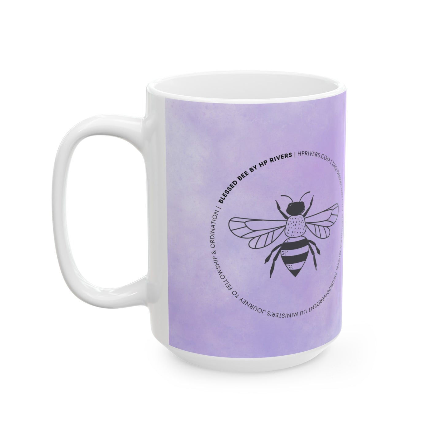 "Oh Honey" / "This Design Directly Supports..." Mug - Blessed Bee by HP Rivers