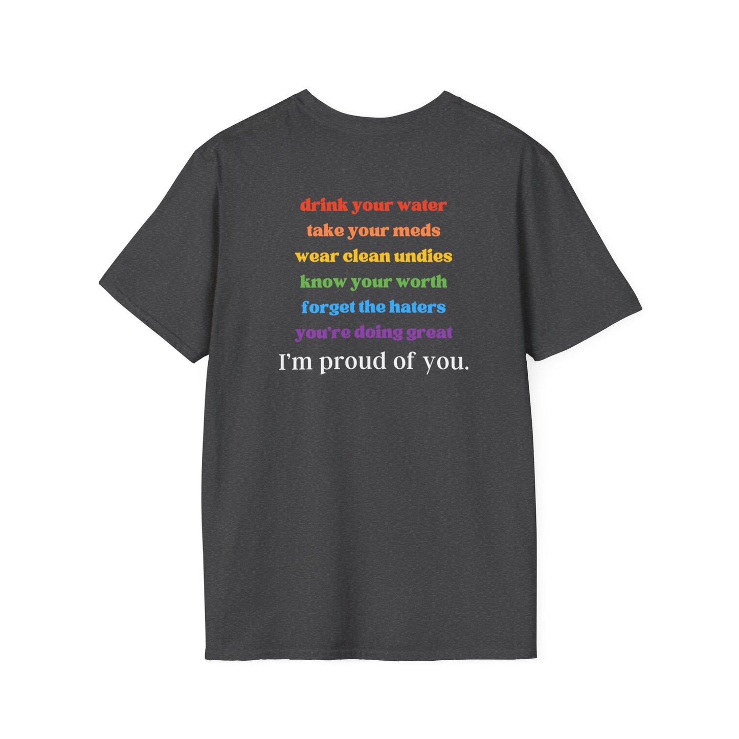 Hi Gay, I'm Dad - Dad Joke T-Shirt - Adult (Front & Back)