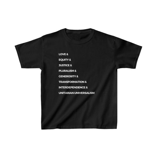 UU Values T-Shirt - Kids