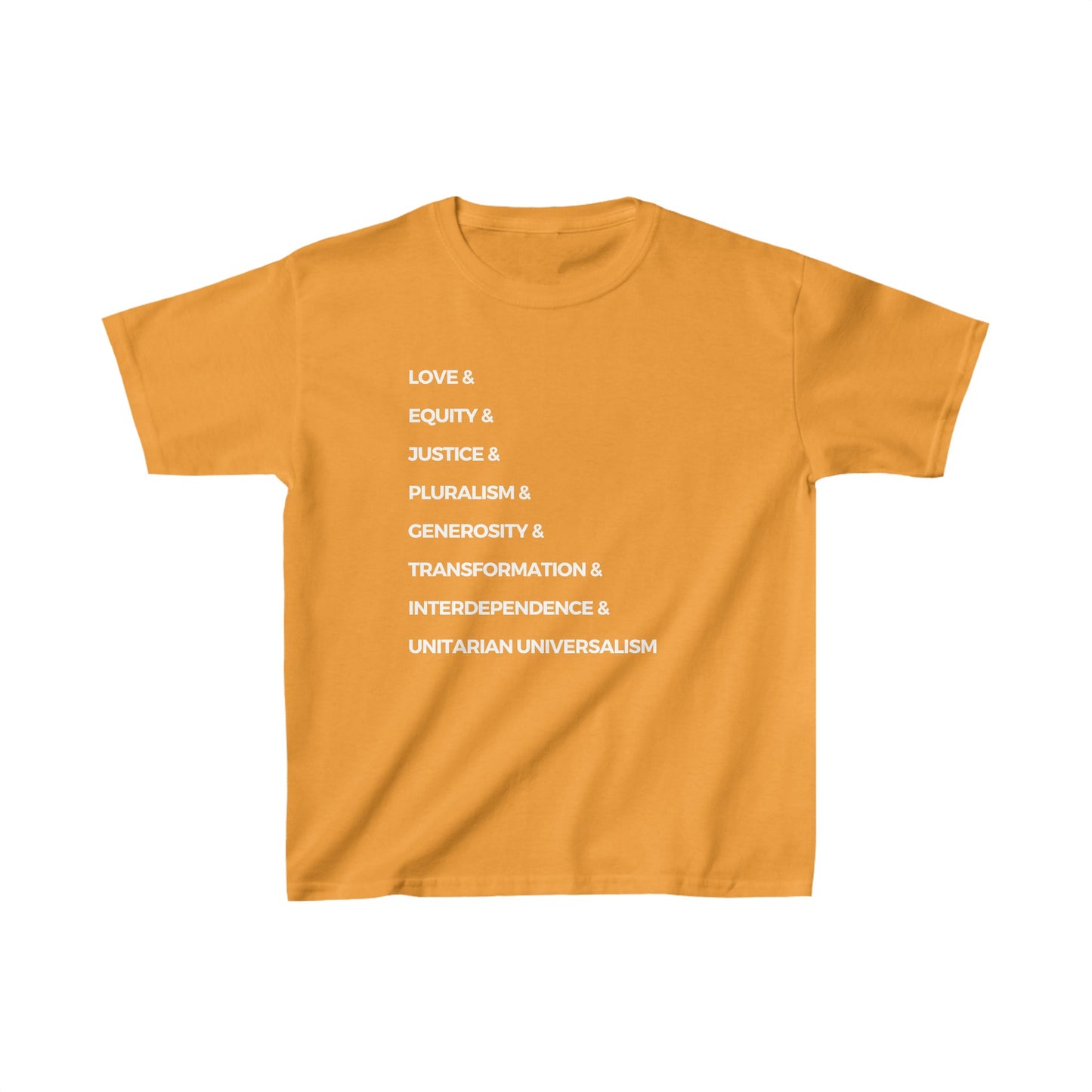 UU Values T-Shirt - Kids