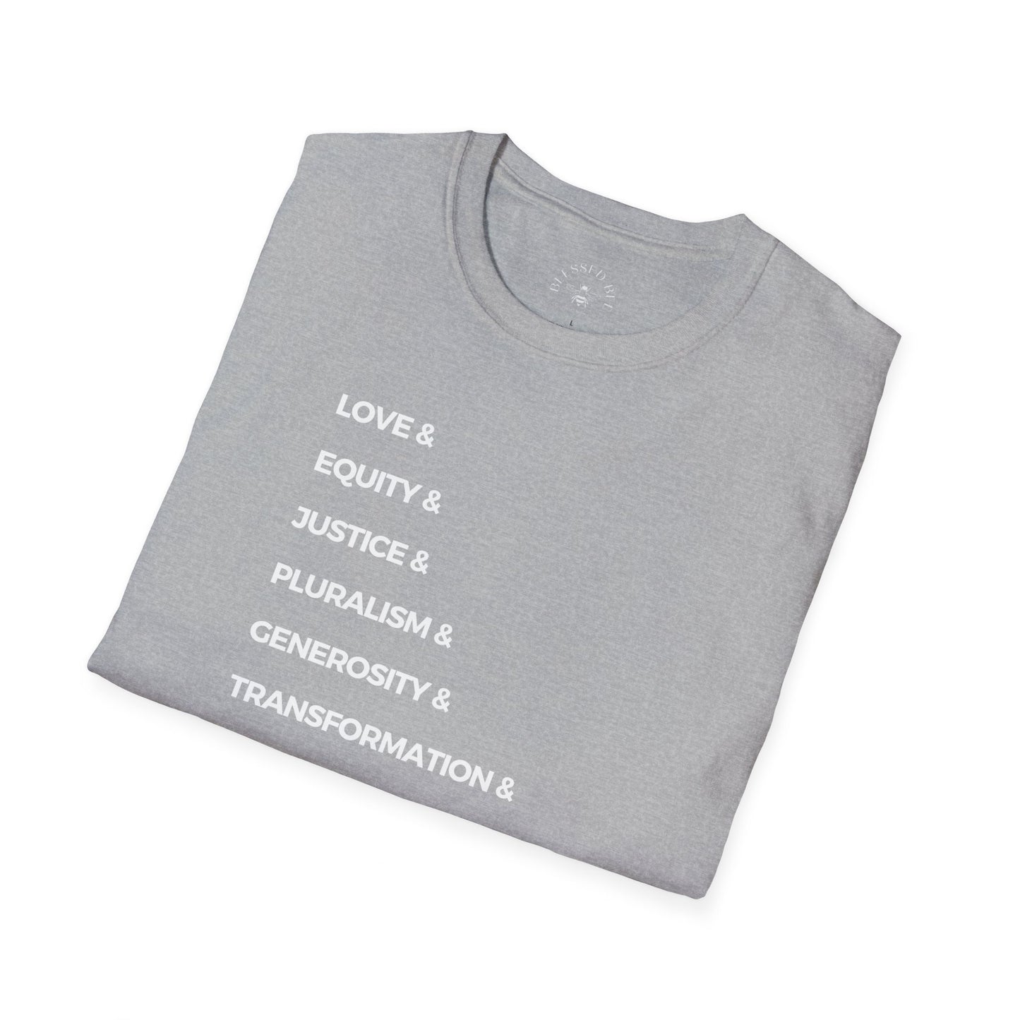 LOVE & UU Values T-Shirt - Adult