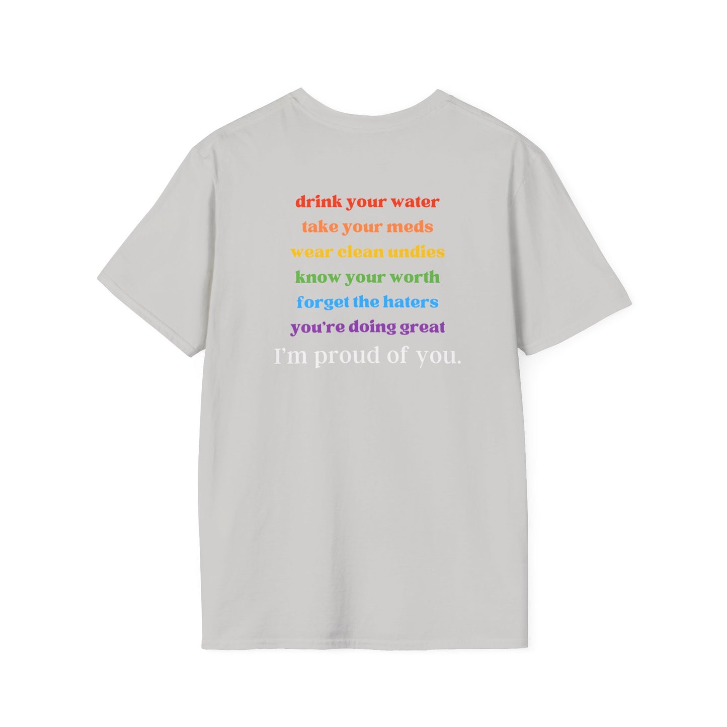 Hi Gay, I'm Dad - Dad Joke T-Shirt - Adult (Front & Back)