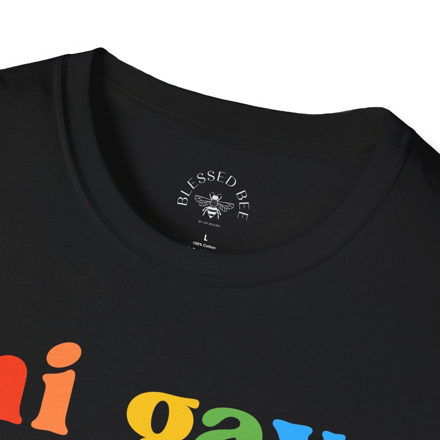 Hi Gay, I'm Dad - Dad Joke T-Shirt - Adult (Front & Back)